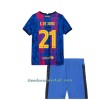 Conjunto (Camiseta+Pantalón Corto) FC Barcelona Frenkie de Jong 21 Tercera Equipación 2021/22 - Niño